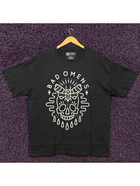 Bad Omens The Candy Skull Death Moth Metalcore T-Shirt XL